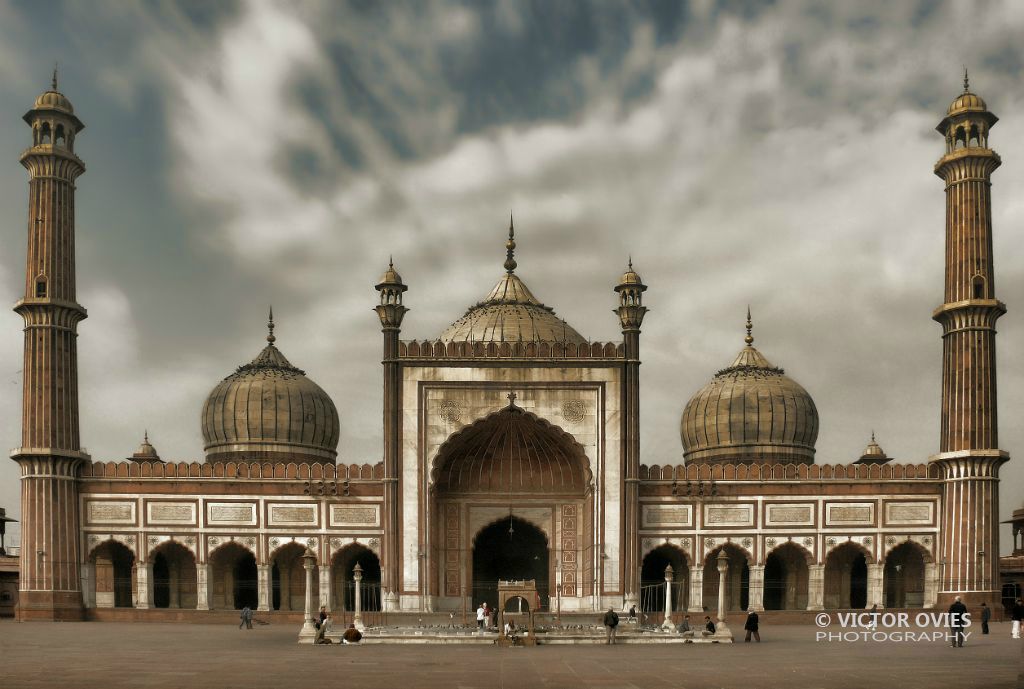 Old Delhi - Shah Jahan magnus opus - Stunning Jama Masjid Mosque